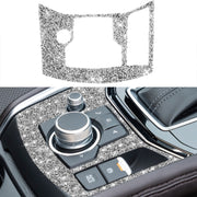 For Mazda CX-5 2017-2018 Car Electronic Handbrake Panel Diamond Decorative Sticker, Right Drive