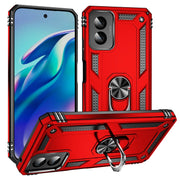 For Motorola Moto G Power 5G 2024 Shockproof TPU + PC Phone Case with Holder(Red)