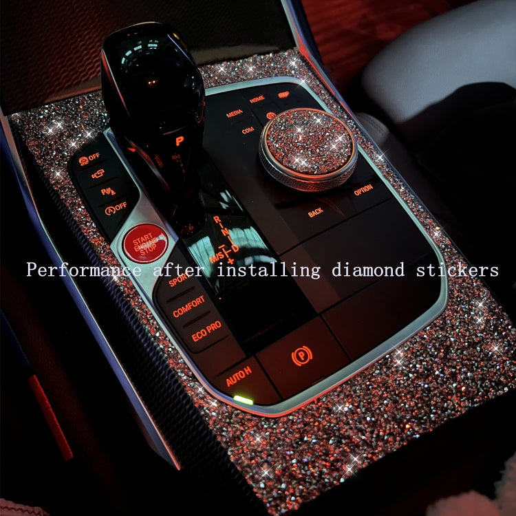 For Mazda CX-5 2017-2018 Car Window Button Panel Diamond Decorative Sticker, Right Drive