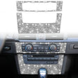 For BMW 3 Series E90 / E92 2005-2012 Car Aircondition CD Control Panel Premium Diamond Decorative Sticker - Car Interior Mouldings by PMC TechLife | Online Shopping South Africa | PMC TechLife
