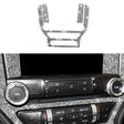For Ford Mustang 2015-2020 Car Central Control Panel Diamond Decoration Sticker, Left and Right Drive - Car Interior Mouldings by PMC TechLife | Online Shopping South Africa | PMC TechLife | Buy Now Pay Later Mobicred
