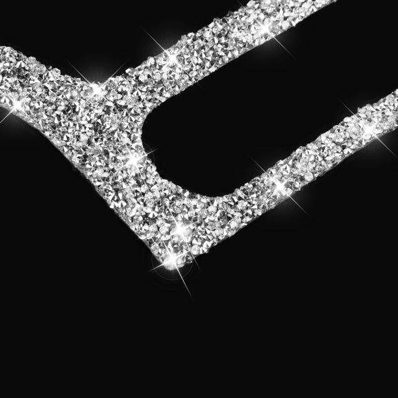 For Ford Mustang 2015-2020 Car Central Control Panel Diamond Decoration Sticker, Left and Right Drive