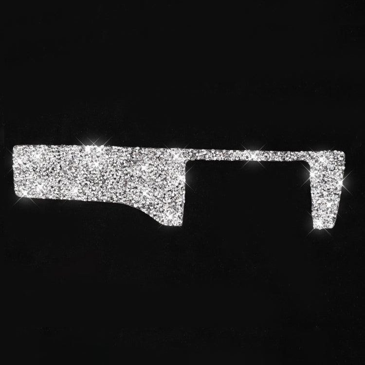 For Honda Civic 2016-2019 Car Headlight Switch Panel Diamond Decorative Sticker, Right-hand Drive