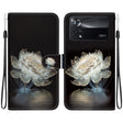 For Xiaomi Poco X4 Pro 5G Crystal Texture Colored Drawing Leather Phone Case(Crystal Peony) - free shipping - PMC TechLife - Order now!