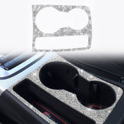 For Audi A5 / A4 / B8 / Q5 Car Water Cup Holder Diamond Decoration Sticker, Left and Right Drive