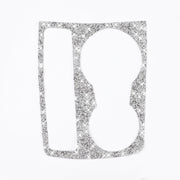 For Audi A5 / A4 / B8 / Q5 Car Water Cup Holder Diamond Decoration Sticker, Left and Right Drive