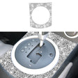 For Nissan 350Z 2003-2009 Car Gear Panel Diamond Decorative Sticker,Left and Right Drive Universal - Car Interior Mouldings by PMC TechLife | Online Shopping South Africa | PMC TechLife | Buy Now Pay Later Mobicred