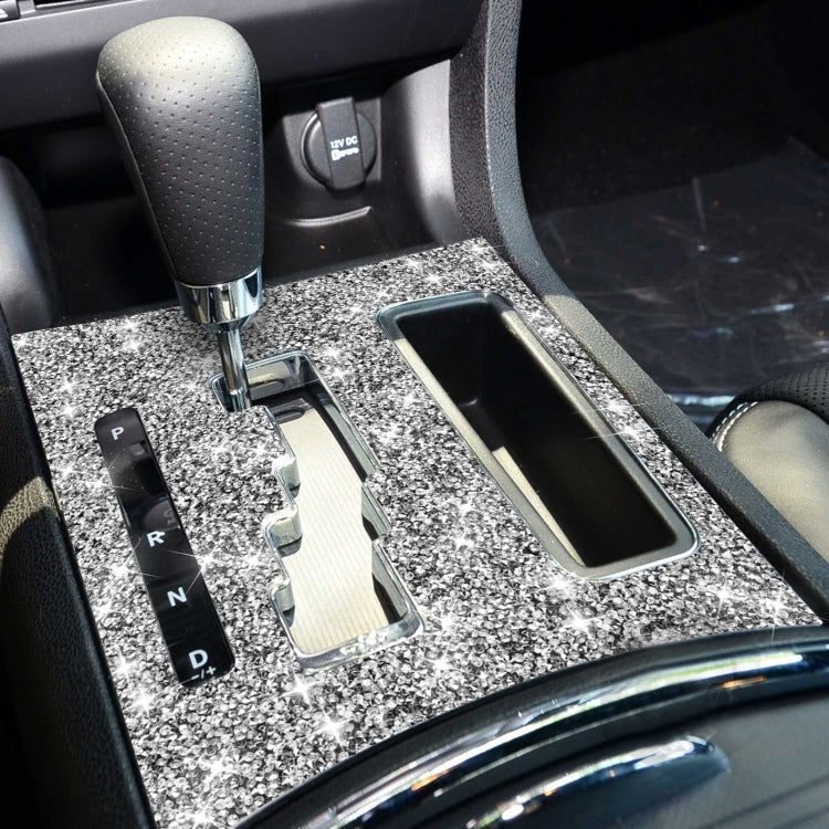 For Dodge Charger 2011-2014 Car Automatic Shift Panel Diamond Decorative Sticker, Left-hand Drive