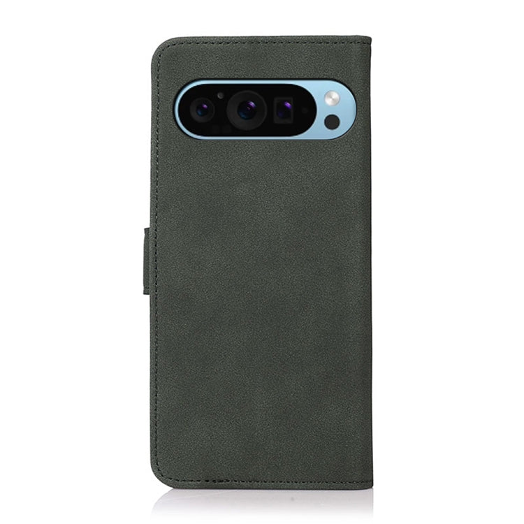 For Google Pixel 9 KHAZNEH Matte Texture Leather Phone Case(Green)