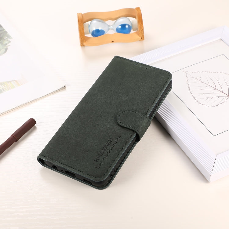 For Google Pixel 9 Pro KHAZNEH Matte Texture Leather Phone Case(Green)