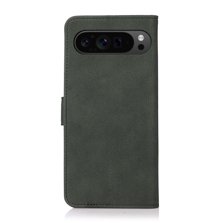 For Google Pixel 9 Pro KHAZNEH Matte Texture Leather Phone Case(Green)
