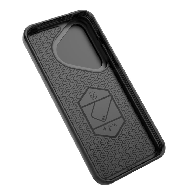 For Huawei Pura 70 Pro / Pura 70 Pro+ Sliding Camshield TPU + PC Shockproof Phone Case with Holder(Blue)