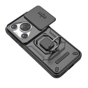 For Huawei Pura 70 Pro / Pura 70 Pro+ Sliding Camshield TPU + PC Shockproof Phone Case with Holder(Green)