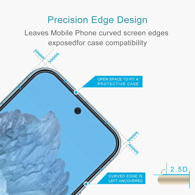 For Google Pixel 9 50pcs 0.26mm 9H 2.5D Tempered Glass Film