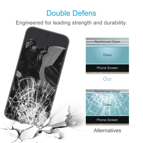 For Google Pixel 9 Pro 50pcs 0.26mm 9H 2.5D Tempered Glass Film