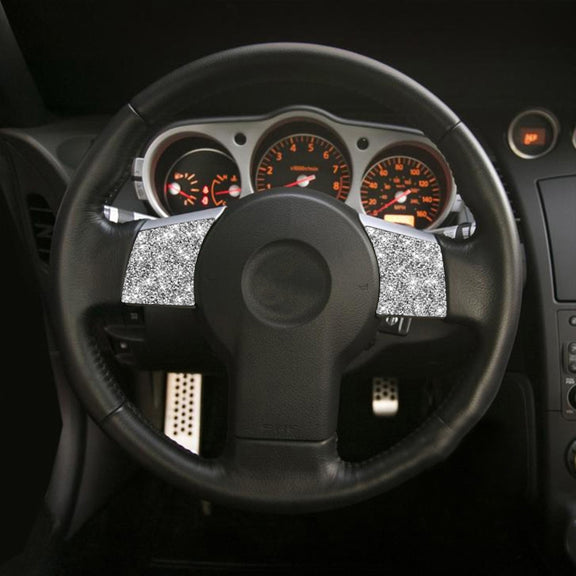 For Nissan 350Z 2006-2009 Car Steering Wheel Diamond Sticker,Left and Right Drive Universal