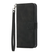 For iPhone 16e Dierfeng Dream Line TPU + PU Leather Phone Case(Black)
