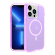 For iPhone 13 Pro Shockproof MagSafe Magnetic Phone Case(Transparent Purple) - iPhone 13 Pro Cases by PMC TechLife | Online Shopping South Africa | PMC TechLife