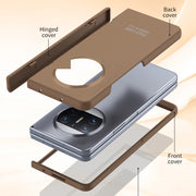 For Huawei Mate X3 Extraordinary Series Hinged Folding Full Phone Case(Coffee)
