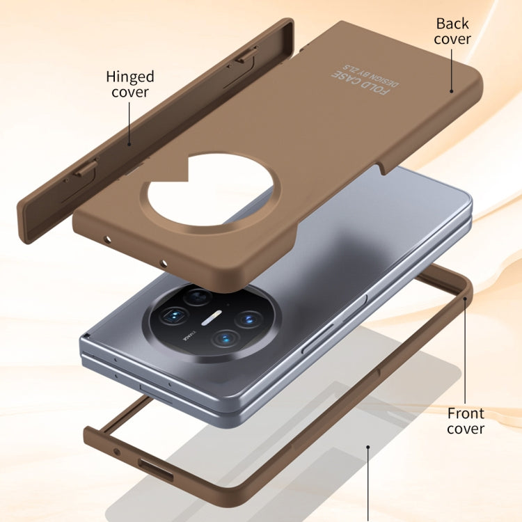 For Huawei Mate X5 Extraordinary Series Hinged Folding Full Phone Case(Black)