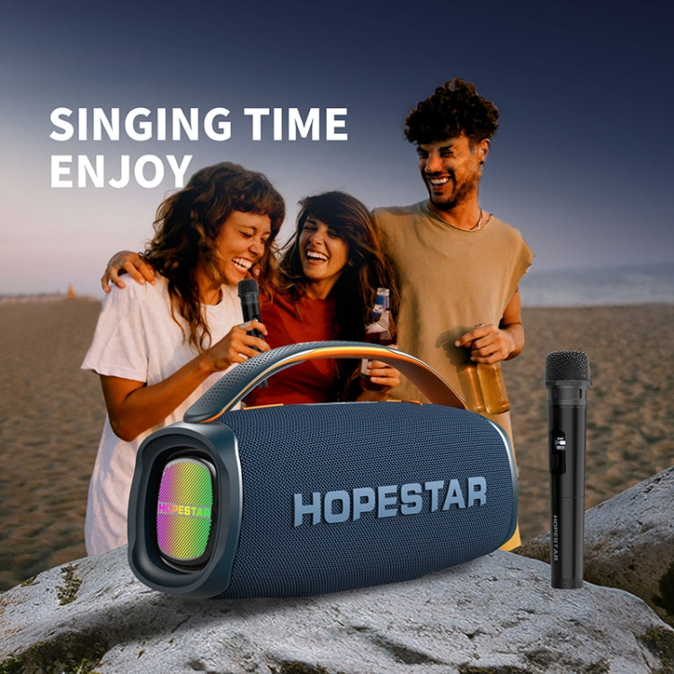 HOPESTAR A40 80W Outdoor Portable Wireless Bluetooth Speaker(Blue)