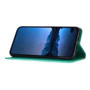 For Huawei Pura 70 Embossed Butterfly Leather Phone Case(Green)