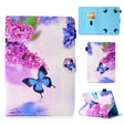 For 10 inch Universal Colored Drawing Stitching Leather Tablet Case(Butterfly) - 10 - 11 inch by PMC TechLife | Online Shopping South Africa | PMC TechLife | Buy Now Pay Later Mobicred