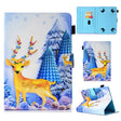 For 10 inch Universal Colored Drawing Stitching Leather Tablet Case(Sika Deer) - 10 - 11 inch by PMC TechLife | Online Shopping South Africa | PMC TechLife | Buy Now Pay Later Mobicred