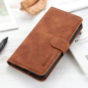 For Google Pixel 9 Pro KHAZNEH Retro Texture Flip Leather Phone Case(Brown)