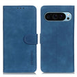 For Google Pixel 9 KHAZNEH Retro Texture Flip Leather Phone Case(Blue) - Google Cases by PMC TechLife | Online Shopping South Africa | PMC TechLife | Buy Now Pay Later Mobicred
