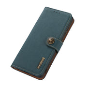For Google Pixel 8a KHAZNEH Custer Genuine Leather RFID Phone Case(Green)