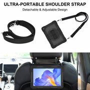 For Honor Pad X8 360 Degree Rotation PC Contrast Silicone Tablet Case(Black)
