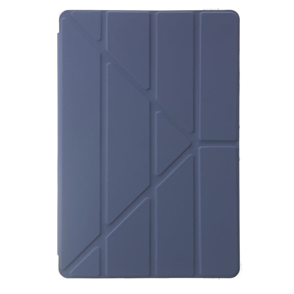 For Samsung Galaxy Tab S9 Clear Acrylic Deformation Leather Tablet Case(Lavender)