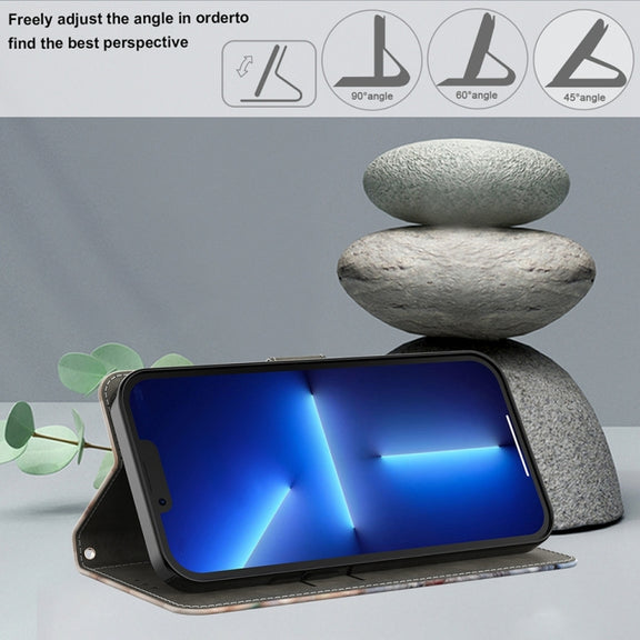 For Motorola Moto G54 Crystal 3D Shockproof Protective Leather Phone Case(Crystal Butterfly)
