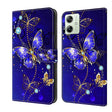 For Motorola Moto G54 Crystal 3D Shockproof Protective Leather Phone Case(Diamond Butterfly) - Motorola Cases by PMC TechLife | Online Shopping South Africa | PMC TechLife | Buy Now Pay Later Mobicred