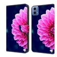 For Motorola Moto G24 Crystal 3D Shockproof Protective Leather Phone Case(Pink Petals) - Motorola Cases by PMC TechLife | Online Shopping South Africa | PMC TechLife | Buy Now Pay Later Mobicred