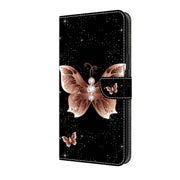For Motorola Moto G24 Crystal 3D Shockproof Protective Leather Phone Case(Pink Diamond Butterfly)
