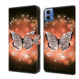 For Motorola Moto G24 Crystal 3D Shockproof Protective Leather Phone Case(Crystal Butterfly) - Motorola Cases by PMC TechLife | Online Shopping South Africa | PMC TechLife | Buy Now Pay Later Mobicred