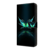 For Motorola Moto G24 Power Crystal 3D Shockproof Protective Leather Phone Case(Reflection Dutterfly)