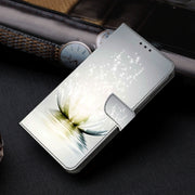 For Motorola Moto G04 Crystal 3D Shockproof Protective Leather Phone Case(Light Lotus)
