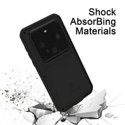For Huawei Mate 60 LOVE MEI Metal Shockproof Life Water-resistant Dustproof Phone Case(Red)