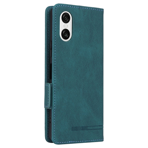 For Sony Xperia 10 VI 2024 Magnetic Clasp Leather Phone Case(Green)