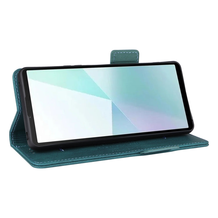 For Sony Xperia 10 VI 2024 Magnetic Clasp Leather Phone Case(Green)