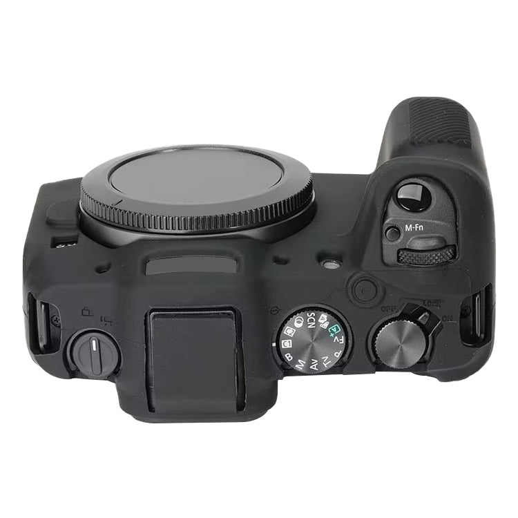 For Canon EOS R8 Soft Silicone Protective Case(Black)
