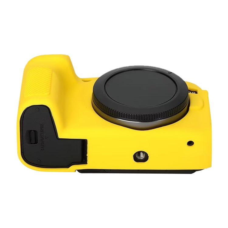 For Canon EOS R8 Soft Silicone Protective Case(Yellow)