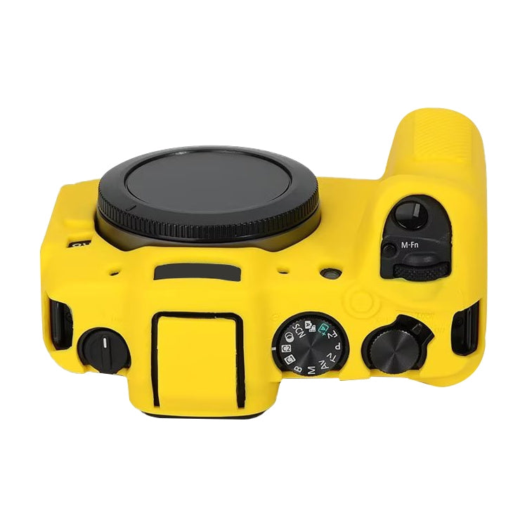 For Canon EOS R8 Soft Silicone Protective Case(Yellow)