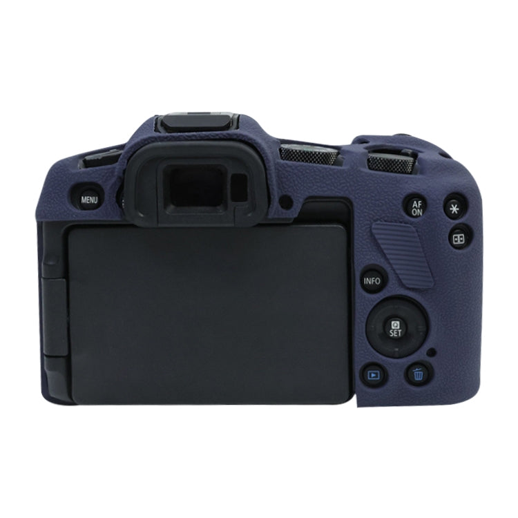 For Canon EOS R8 Soft Silicone Protective Case(Dark Blue)