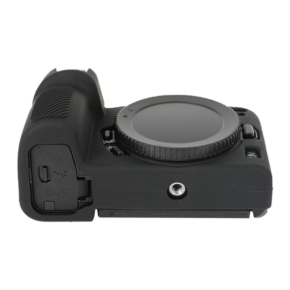 For Nikon Z 30 Soft Silicone Protective Case with Lens Cover(Black)