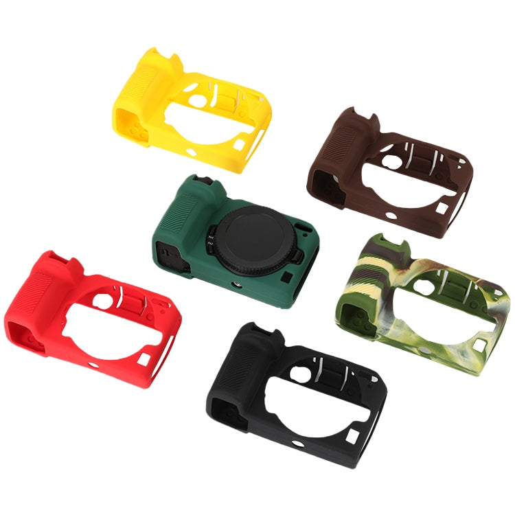 For Nikon Z 30 Soft Silicone Protective Case with Lens Cover(Green)