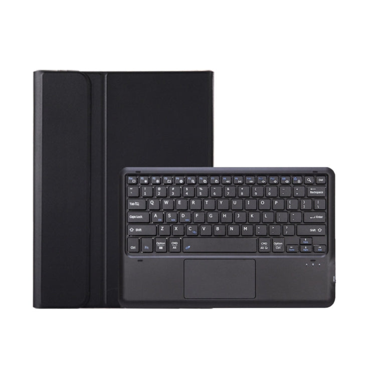 For Lenovo Xiaoxin Pad Pro 12.7 inch AM24-A TPU Ultra-thin Detachable Bluetooth Keyboard Tablet Leather Case with Touchpad(Black)